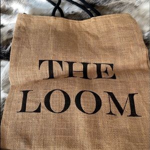 Burlap tote